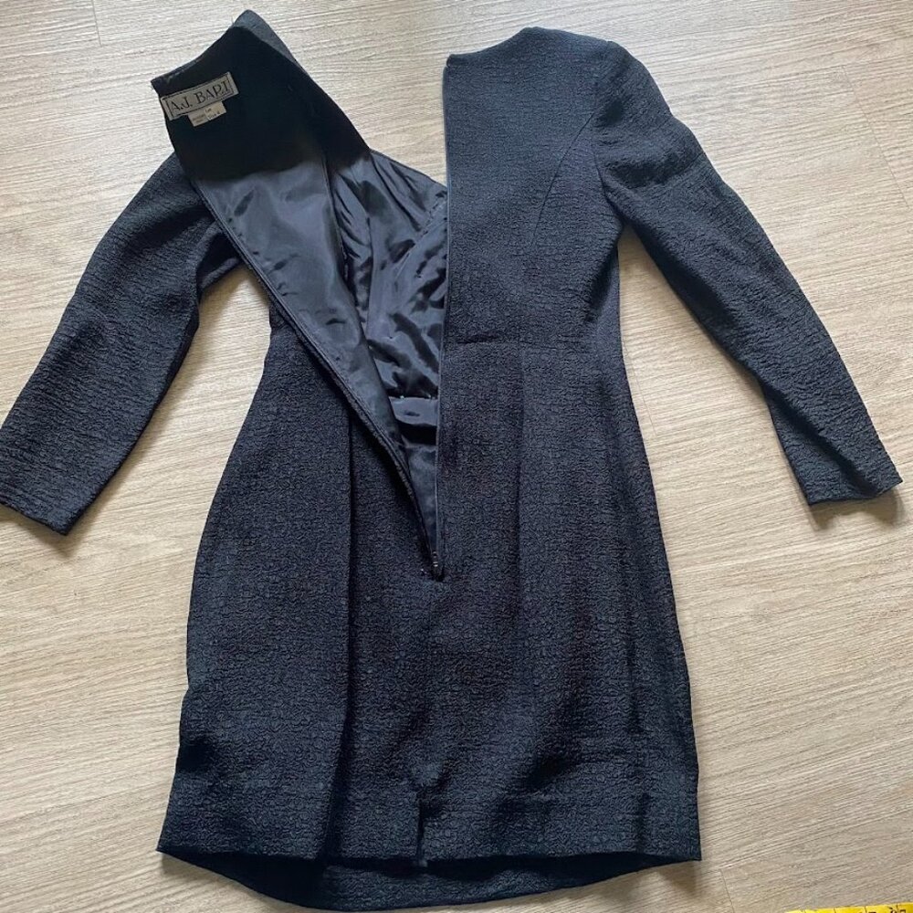 VINTAGE AJ BARI COCKTAIL DRESS SIZE 4 - Picture 2 of 7